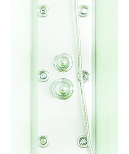 Cabine de douche hydromassante Amélia Blanche 80x80x224 cm